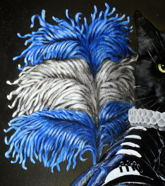 The ostrich feathers and in the helment and each segment of the arm armour, we see their reflection. Copyright (c)2016 Paul Alan Grosse The ostrich feathers and in the helment and each segment of the arm armour, we see their reflection. Copyright (c)2016 Paul Alan Grosse