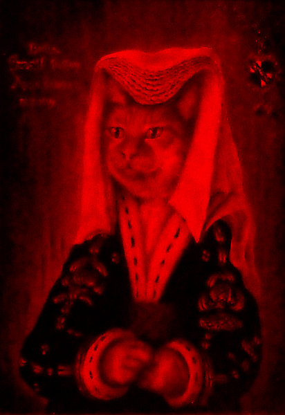 'Bella' - AEtatis Suae vij. Anno domini mmxvj (Age seven, 2016AD). Traditional 15th century Netherlands headdress and blue and gold brocade top with white fir and ermine trim to cuffs and collar. Copyright (c)2016 Paul Alan Grosse 'Bella' - AEtatis Suae vij. Anno domini mmxvj (Age seven, 2016AD). Traditional 15th century Netherlands headdress and blue and gold brocade top with white fir and ermine trim to cuffs and collar. Copyright (c)2016 Paul Alan Grosse