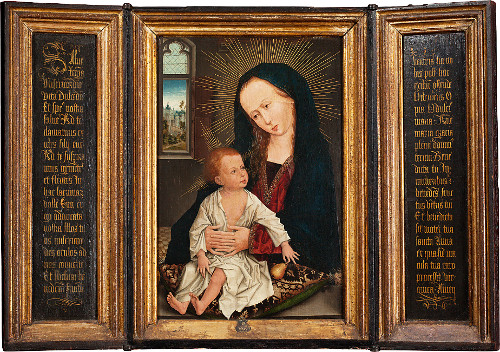 Goossen van der Weyden, Triptych of the Virgin and Child.