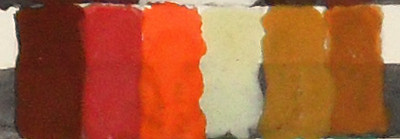 Tempera varnish paint sample plain