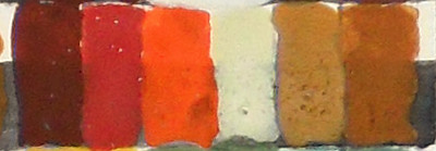 Tempera varnish paint sample plain