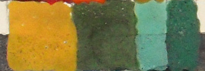 Tempera varnish paint sample plain