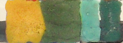 Tempera varnish paint sample plain