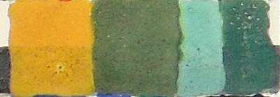 Tempera varnish paint sample plain