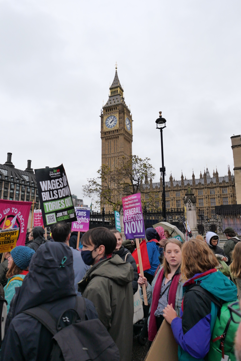 London Demonstration 20221105 Copyright (c)2022 Paul Alan Grosse. All Rights Reserved.