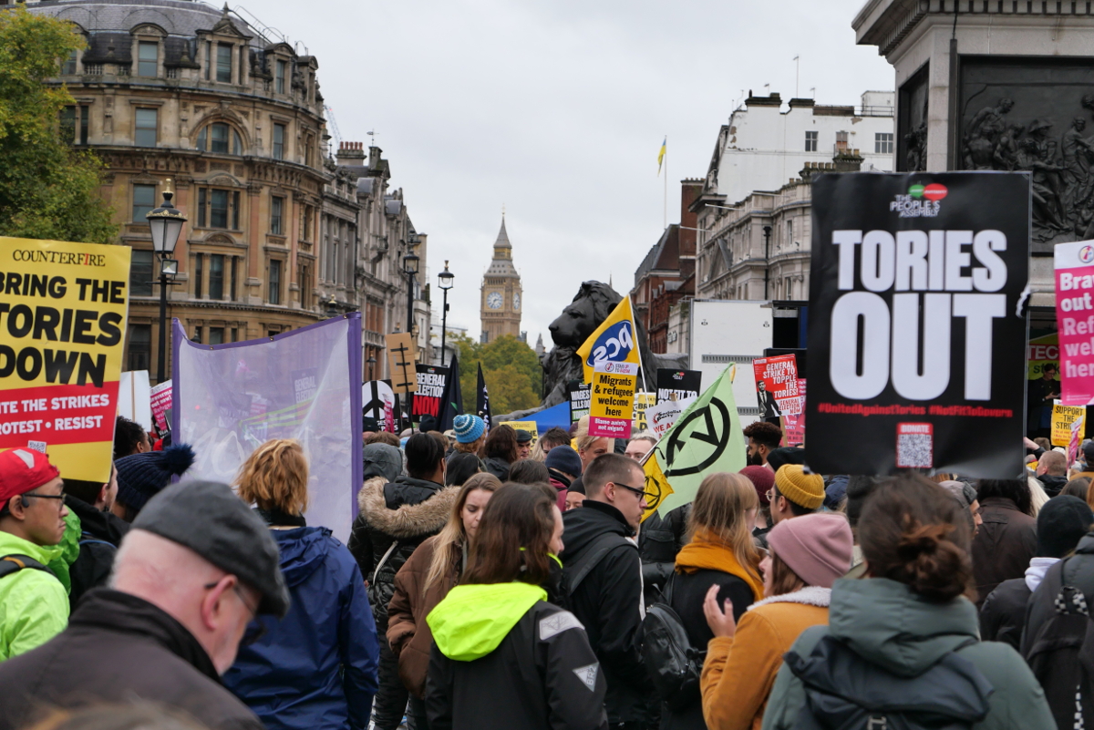 London Demonstration 20221105 Copyright (c)2022 Paul Alan Grosse. All Rights Reserved.