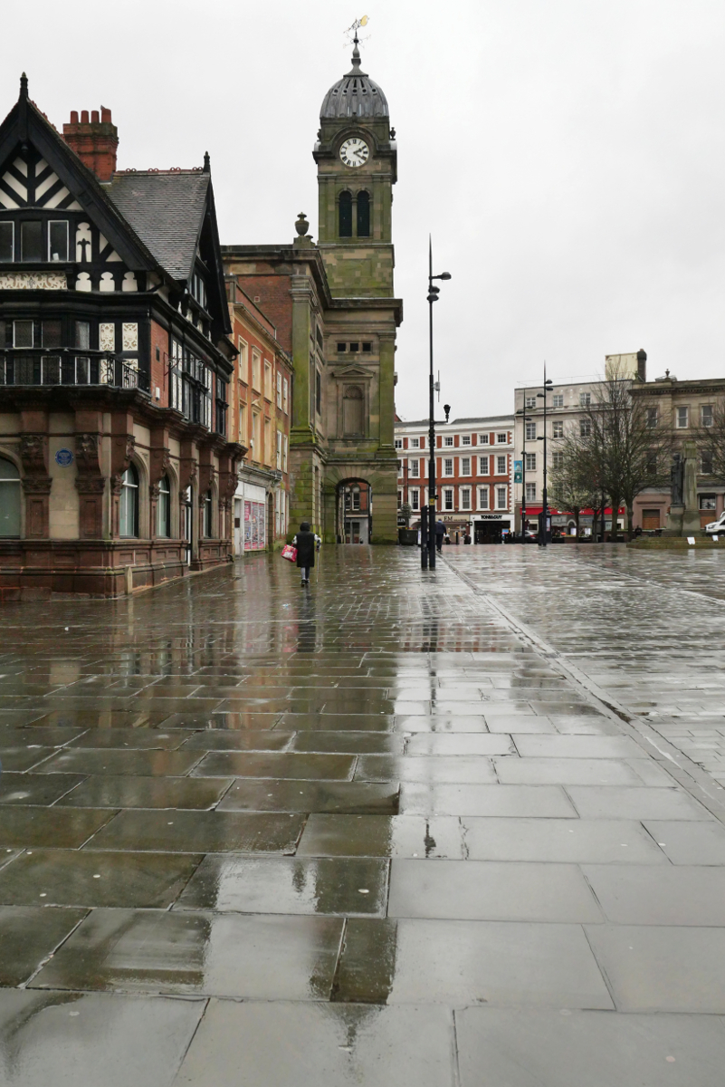 Derby: Rain Guildhall 20230401 Copyright (c)2023 Paul Alan Grosse. All Rights Reserved.