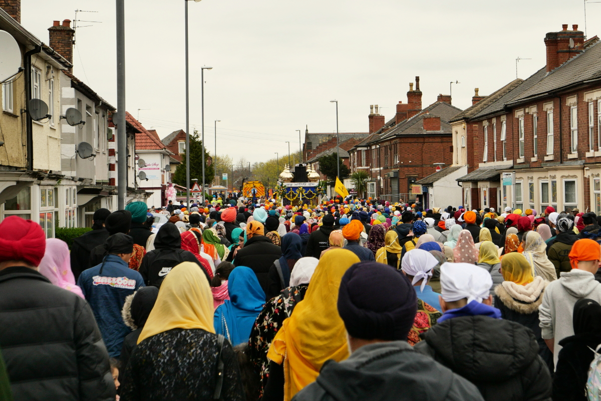 Derby: Vaisakhi Nagar Kirtan 20230416 Copyright (c)2023 Paul Alan Grosse. All Rights Reserved.