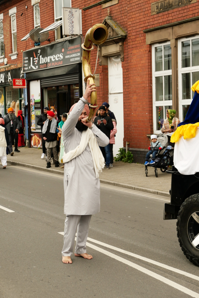 Derby: Vaisakhi Nagar Kirtan 20230416 Copyright (c)2023 Paul Alan Grosse. All Rights Reserved.