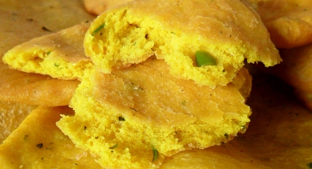 Lovely soft savoury bread in a crispy shell.