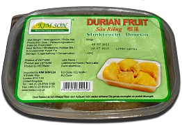 Durian fruit frozen.  