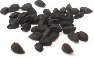 Klowunji (onion) seeds. Also known as 'Nigella' but not to be confused with real kali jeera