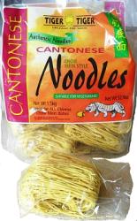Commercial Cantonese noodles are vegan.