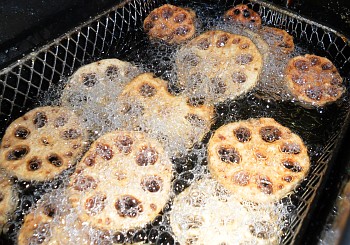 Deep-fry until they are brown