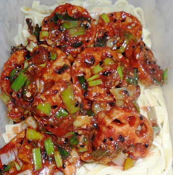 Stir-Fry Lotus root, ready to eat  