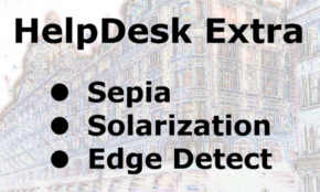 HelpDesk Extra - 
        Sepia, 
        Solarization, 
        Edge Detect.