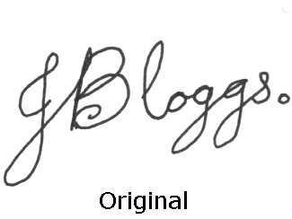 Signature to blocks in two steps
