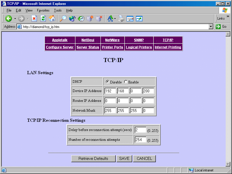 setup the printer driver from any authorised machine