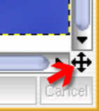 click on this move icon and...