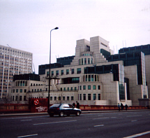 MI6 building in London UK